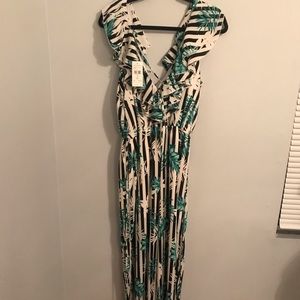 Brand New! Fashion Nova Tropical Jumpsuit